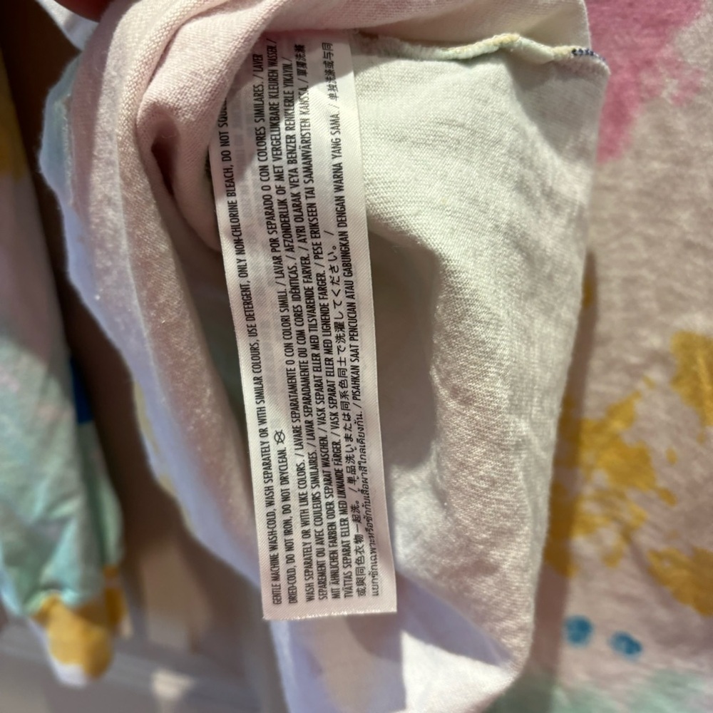 Disney Parks Walt Disney World Spirit Jersey tie-dye pastel 
SZ S. NWOT - Picture 13 of 16